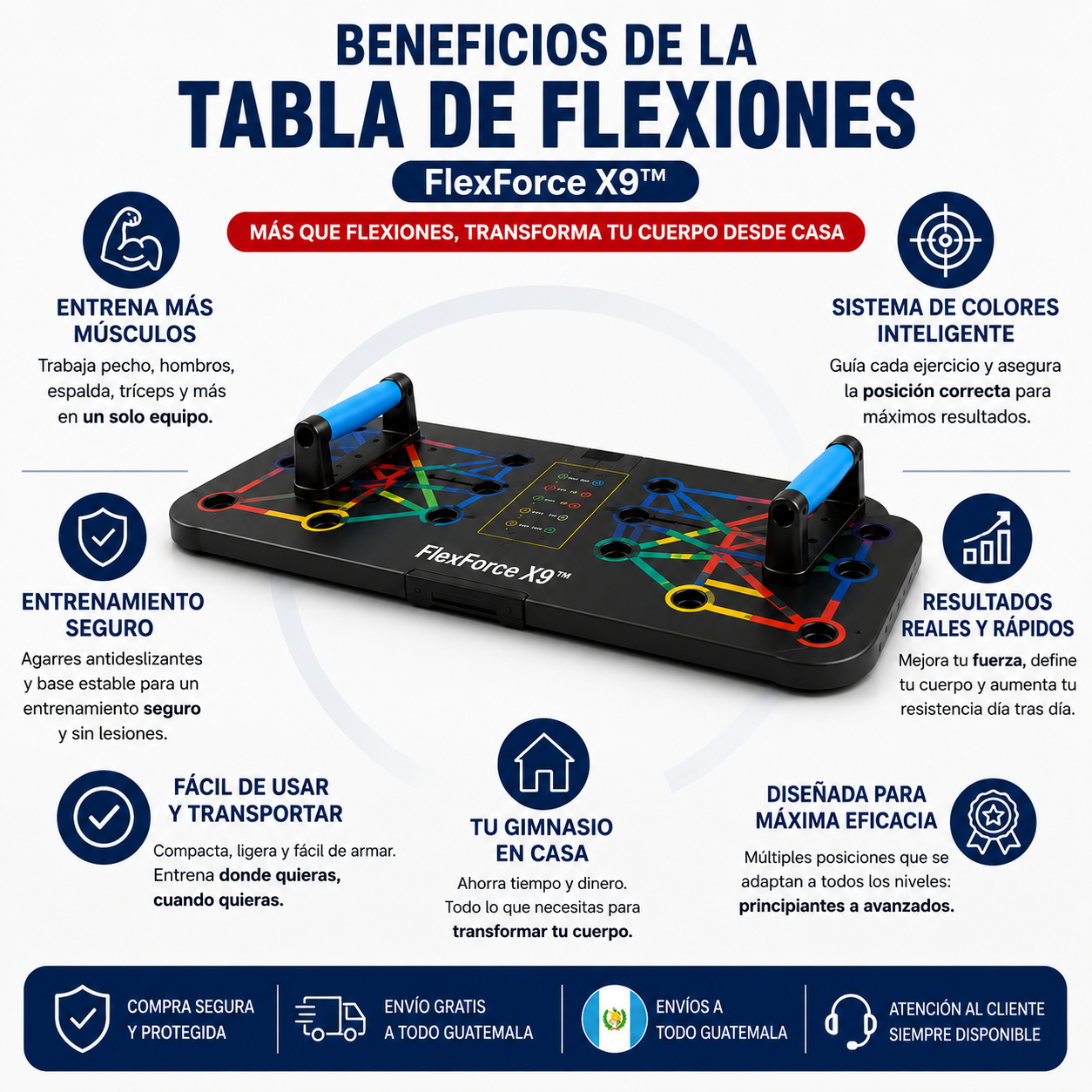 FlexForceX9™ | Ideal para principiantes + Boquilla GRATIS