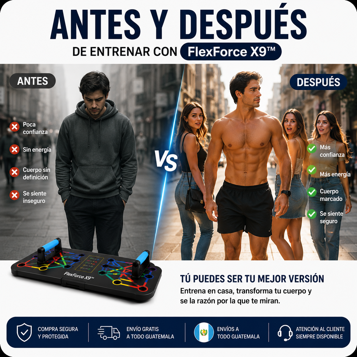 FlexForceX9™ | Ideal para principiantes + Boquilla GRATIS